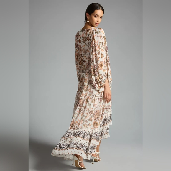 Anthropologie V-neck Longsleeve Maxi Dress - Picture 3 of 16